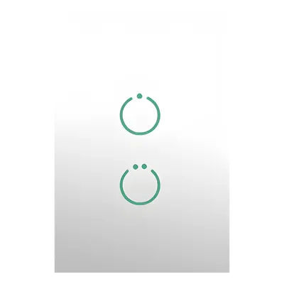 Interruptor táctil SMARTHOME BY EPCOM MHS512 para dos circuitos