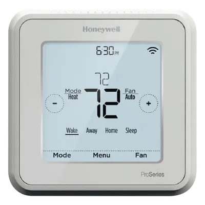 Termostato Z-Wave Plus / hasta 3H/2C bomba de calor o 2H/2C convencional / batería AA o 24 Vca / app y hub Z-Wave