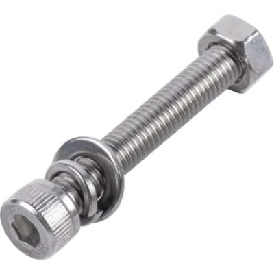 Tornillo de Acero Inoxidable / M8 x 60 mm / Montaje Fotovoltaico / Resistente a Corrosión / Acabado Pulido