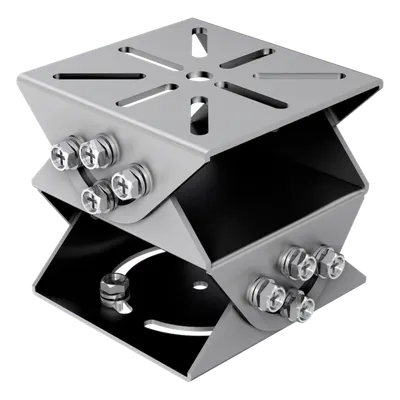 Montaje PT Universal / Aluminio y Acero Inoxidable 316L / Anticorrosivo / 100 x 100 x 92.5 mm / 950 g (2.09 lb) / Gris Platino