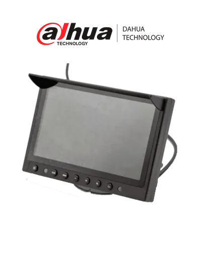 DAHUA DHI-MLCDF7-E  Monitor Led de 7 Pulgadas Widescreen TFT-LCD/ Especial para DVRs Moviles/ Conector M12/ Brillo de 350 cd/
