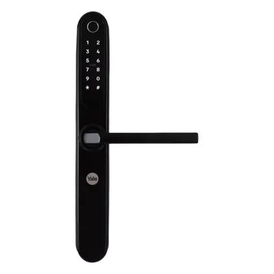 Cerradura Digital / Mecanismo de Embutir / Backset 50 mm / IP66 / 100 Huellas / 300 Accesos / Negro