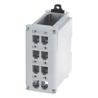 Panel de parcheo modular PANDUIT CDPP8RG-S para riel DIN