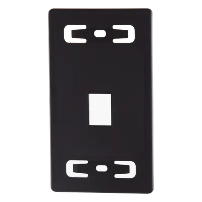 Placa de pared modular SIEMON MX-FP-S-01-01 de alta densidad