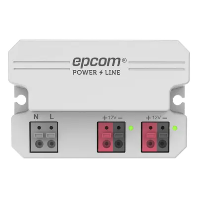 Fuente de alimentación EPCOM POWERLINE PL0012 de 12 Vcc con doble salida