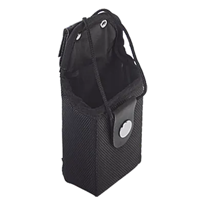 Funda de Nylon Reforzada para Radio / Broche Frontal / Forro de Vinilo Resistente a Baterías / Zona Abierta PTT y Audio / 58 x 85 x 37 mm