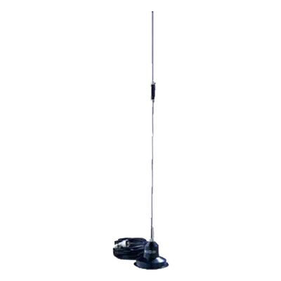 Antena móvil UHF HUSTLER RUM-4305 con base magnética y 5.2 dB