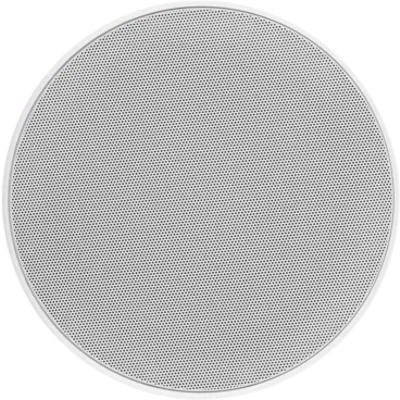 Subwoofer Náutico 8" (203.2 mm) / Rejilla Luxe Blanca / Deflector Infinito o Caja Cerrada / Potencia Continua 200 W RMS / Impedancia Nominal 4 Ω / Sensibilidad 86.8 dB SPL 1 W/1 m / Cono de Polipropileno Relleno de Mica / Conectores de P