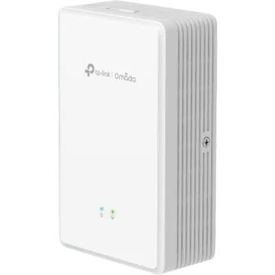 Punto de Acceso GPON de Pared / AX1800 Wi-Fi 6 / 1.8 Gbps / 2 Puertos Gigabit con PoE de Salida / FXS VoIP / Gestión Cloud Omada / Mesh y Roaming