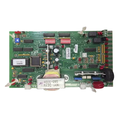 Tablilla de Control para Barrera Vehicular / 115 VAC / Configuración DIP / Sensores de Contacto y No Contacto / Temporizador 1-59 s / Montaje en Concreto
