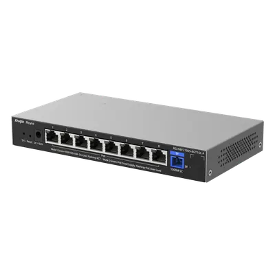 ONU/Switch PoE+ RUIJIE RG-NBF2100S-8GT1SC-P de 8 puertos