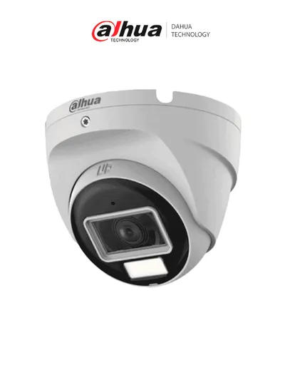 Cámara domo Dahua DH-HAC-T2A21N-U-IL-A de 2 MP con audio