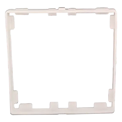 Embellecedor para marco americano / Grado IP20 / Plástico de alta resistencia / Color blanco / Diseño modular