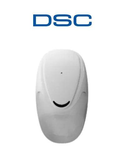 DSC LC202 - Sensor de movimiento PIR infrarrojo pasivo con sensor de rotura de cristales y golpes