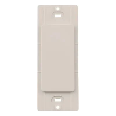 Inserto ciego / Placa de pared Claro / Acabado satinado / Color Taupe / Nylon