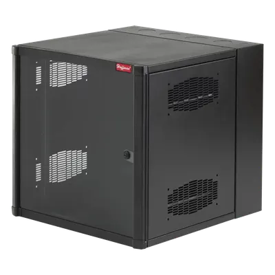 Gabinete de Pared 19 UR / 600mm Ancho (1.97ft) / 637mm Profundidad (2.09ft) / Ventana de Seguridad / Rieles Roscados #10-32
