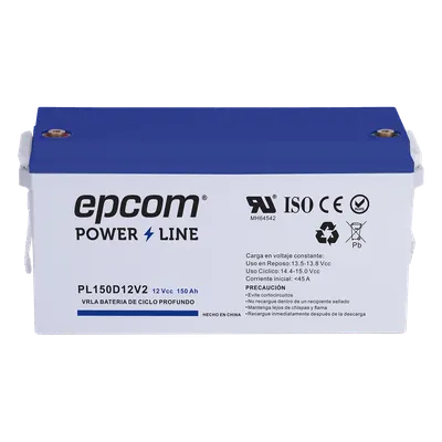 Batería de ciclo profundo EPCOM POWERLINE PL150D12V2 de 150 Ah