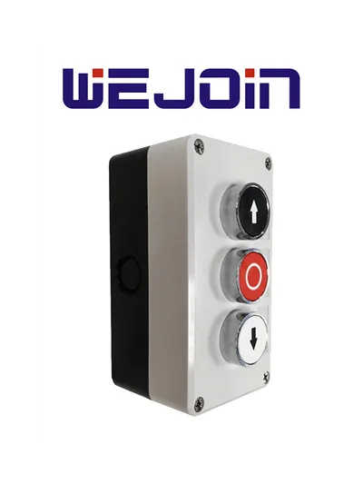 Botonera triple WEJOIN BR-RM para apertura, cierre y paro