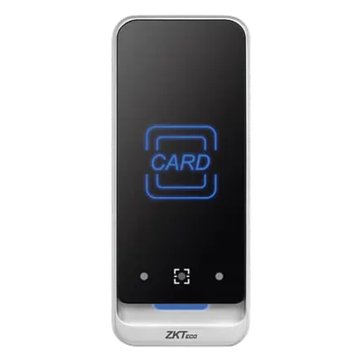 Lector de Código QR y Proximidad / IP65 / Carcasa Metálica / Wiegand 26 Bits / RS485 OSDP / 125 kHz / 16.4 ft
