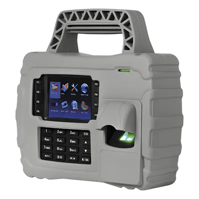 Lector Biométrico Portátil / 5,000 Huellas / 30,000 Tarjetas / Wi-Fi / TCP-IP / IP65 / Batería 7.6 Ah