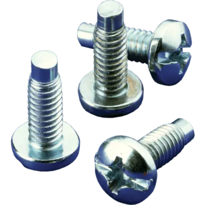 Paquete de Tornillos para Montaje en Rack / 20 Piezas / Rosca #10-32 / Longitud 0.75 in (19 mm) / Acero Dulce Chapado / Hoffman