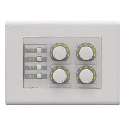 Panel de control Yamaha DCP4V4S con 4 perillas y 4 switches