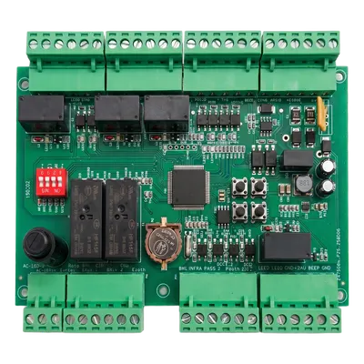 Tarjeta controladora / 4 bollardos independientes / Exterior / Control de acceso