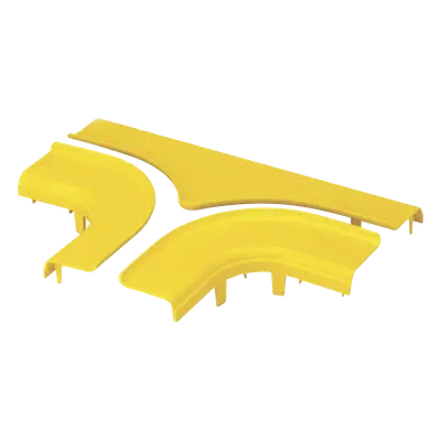 Tapa PANDUIT FRTSC4LYL para accesorio en T horizontal 4x4
