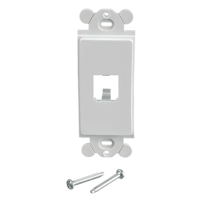 Marco PANDUIT CFG1WH para 1 módulo Mini-Com en placa GFCI