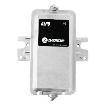 Protector Metalico Contra descargas Atmosfericas PoE Individual De 10/100 Mbps