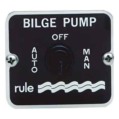 Switch de panel RULE 45 de 3 posiciones para bombas de achique