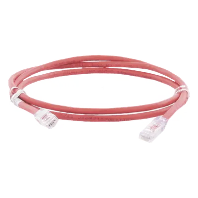 Cable de parcheo PANDUIT NK6PC7RDY Cat 6 rojo de 2.1 m