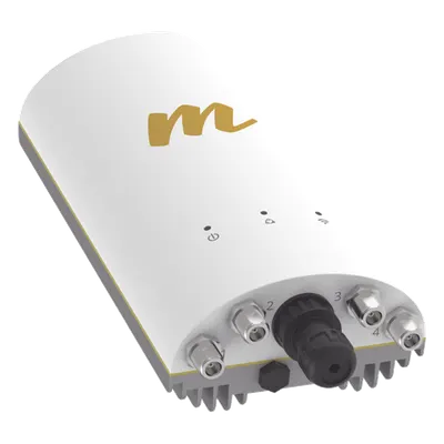 Punto de Acceso de 1.5 Gbps / MU-MIMO 4x4 / 4.9-6.4 GHz / 4 Conectores N-hembra / Hasta 100 clientes concurrentes / Incluye POE y cable de alimentación / Soporta monitoreo en la nube  