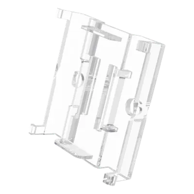 Soporte de Pared para Etiqueta Electrónica / Compatible 2.13" a 7.5" / Policarbonato Transparente / 37x36x10 mm / Diseño Modular