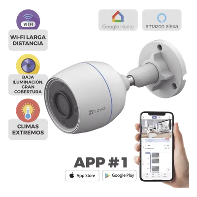Cámara bala IP EZVIZ H3C Wi-Fi 2 MP para vigilancia exterior