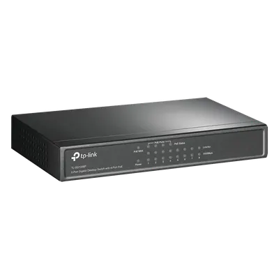 Switch Gigabit PoE+ TP-LINK TL-SG1008P con 8 puertos y 55 W