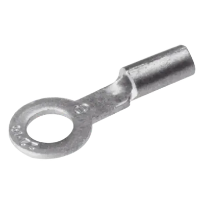 Zapata Terminal de Ojillo BURNDY para Tornillo de 1/4" (6 mm) y Calibre 12-10 AWG.