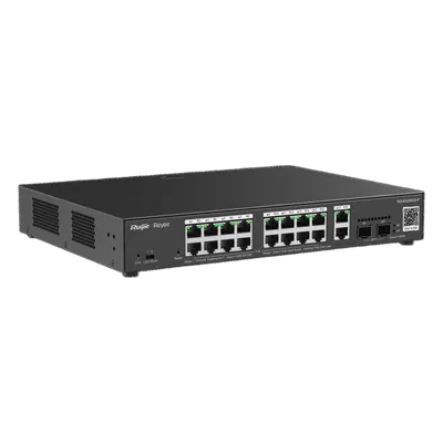 Switch PoE+ RUIJIE RG-ES220GS-P de 16 puertos con gestión en la nube