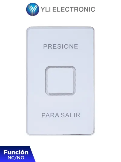 Botón de salida táctil YLI ELECTRONIC TSK-830NC(LED) con LED