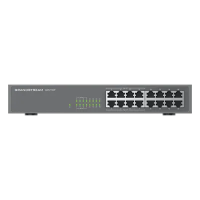 Switch PoE+ 16 Puertos Gigabit No Administrable / 8 Puertos PoE+ 802.3af/at / 145W Total / 16 Gbps / Rack 19" / 0.92 x 0.59 x 1.73 pies