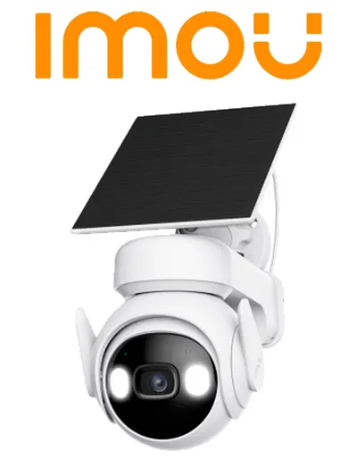 IMOU CELLPTKit (KIT/IPC-K9EN-3T0WE/FSP12-TYPEC)  - Kit de Cámara WiFi Cell PT de 3MP con panel solar, lente de 3.6mm y 88° de apertura, audio bidireccional y sensor PIR integrado para seguridad avanzada.