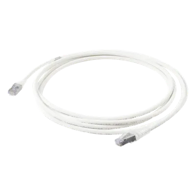Patch Cord Cat6A Blindado S/FTP / 28 AWG / 3.05 m (10 pies) / Diámetro 5.5 mm / Color Blanco
