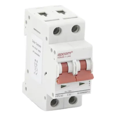 Interruptor termomagnético EPCOM POWERLINE FPV632PC32 de 32 A y 2 polos