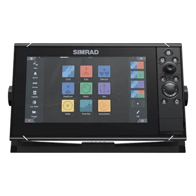 Pantalla Náutica / 9 Pulgadas SolarMAX IPS / Procesador iMX 8 / Ecosonda 1kW CHIRP Dual / GPS Integrado / Conectividad Inalámbrica / Montaje Flush o Bracket