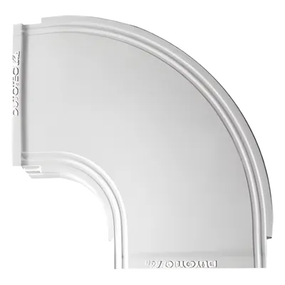 Curva Horizontal / Aluminio Inyectado SAE 305 / Pintura Electrostática 60-100 μm / -20°C a +180°C / 0.489 kg