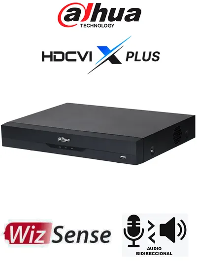 DVR Dahua DH-XVR5108HE-I3/T de 8 canales con IA WizSense