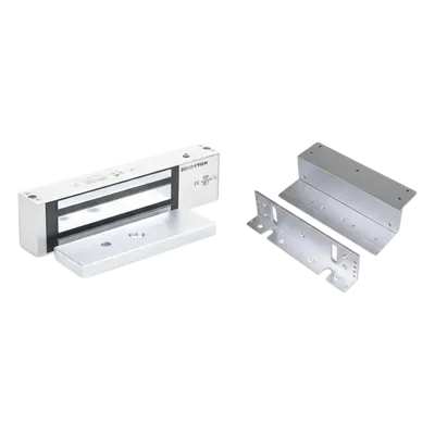 Kit de Control de Acceso / Chapa Magnética 1200 lbs (545 kg) / Montaje Z y L / 12/24 VDC Seleccionable / UL / Interior