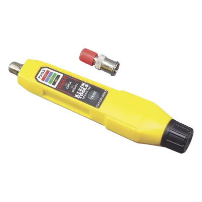 Probador de cables coaxiales / RG59, RG6/6Q, RG7, RG11 / Mapeo de 4 cables / LED indicadores / 5.75" (146 mm) / 2x AAA