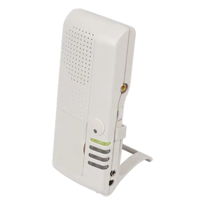 Receptor de voz / 4 canales / 1000′ (300 m) alcance / 433 MHz / 10 tonos / 53 palabras inglés-español / 12 VDC