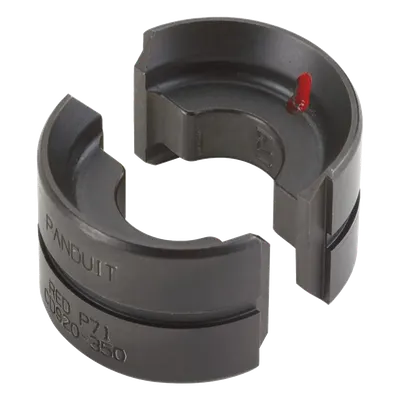 Dado de Prensado / Calibre 1/0 AWG Cobre / 2 AWG Aluminio / Crimpado Circunferencial / Codificación Rosa